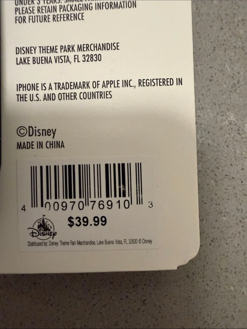 Disney Parks Ariel Phone Case with Purple, Mint Green & Pink Accents